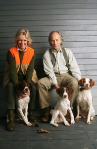 Richard Ford and his wife Kristina Hensley with their dogs